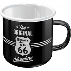 Puodelis ENAMEL ROUTE 66, 360 ml